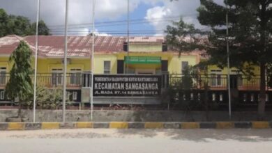 Kantor Pemerintah Kecamatan Sangasanga.