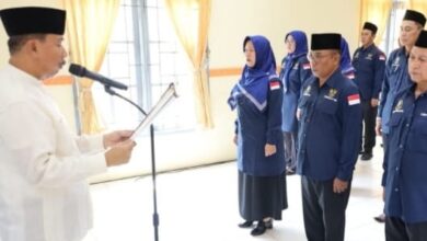 Pelantikan Pengurus LPTQ Kecamatan Muara Jawa periode 2025-2030.