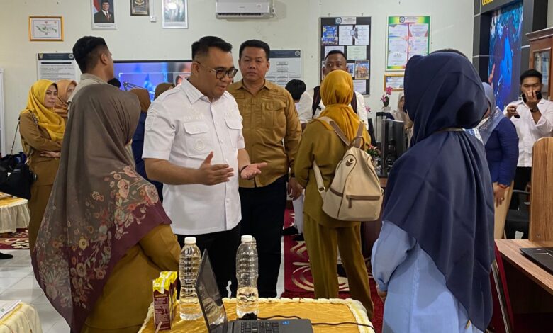Pelaksanaan Visitasi di Perpustakaan SMP Negeri 3 Tenggarong