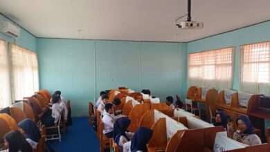 Pelaksanaan Gladi Bersih ANBK di SMP Negeri 3 Tenggarong