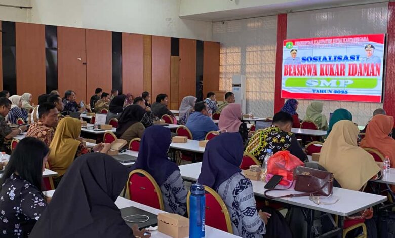 Sosialisasi Beasiswa Kukar Idaman di Disdikbud Kukar