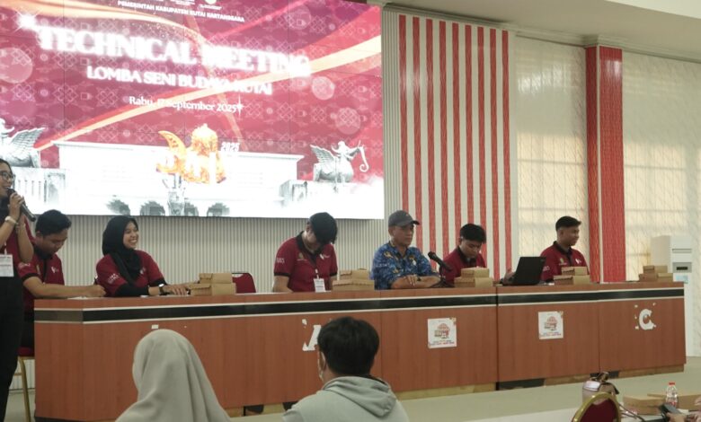 Technical Meeting Lomba Seni Budaya Kutai