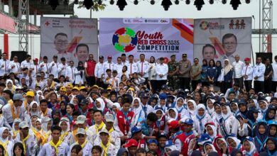 Suasana pembukaan Youth Red Cross Competition 2025. (Istimewa)