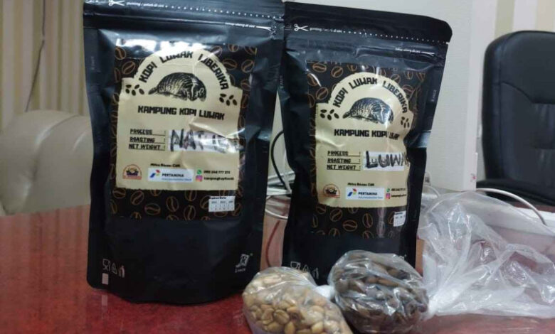 kopi khas dari Desa Perangat Baru, Kecamatan Marangkayu. (Istimewa)