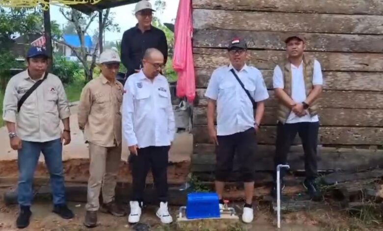 Salah satu sambungan air bersih Pamsimas. (Istimewa)